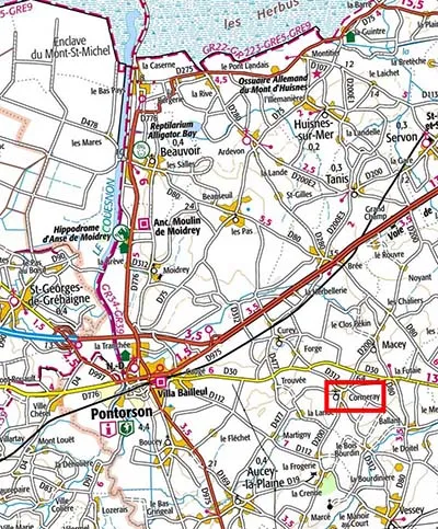 Situation de Cormeray